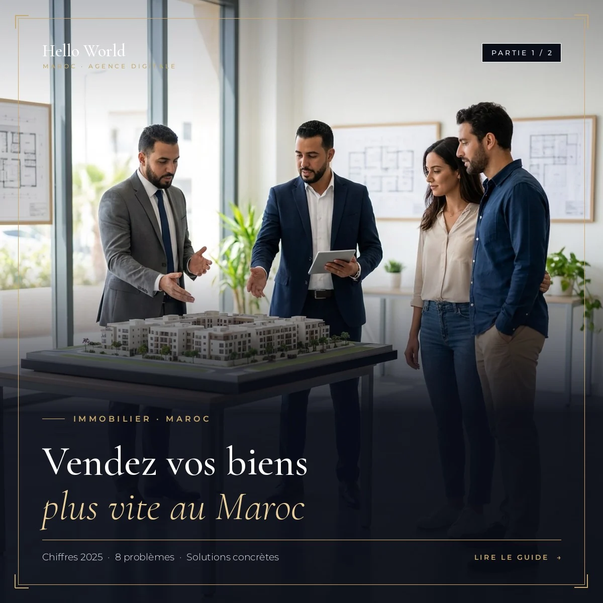 Agence de marketing digital pour l'immobilier au Maroc : comment vendre plus vite en 2026 (Partie 1)