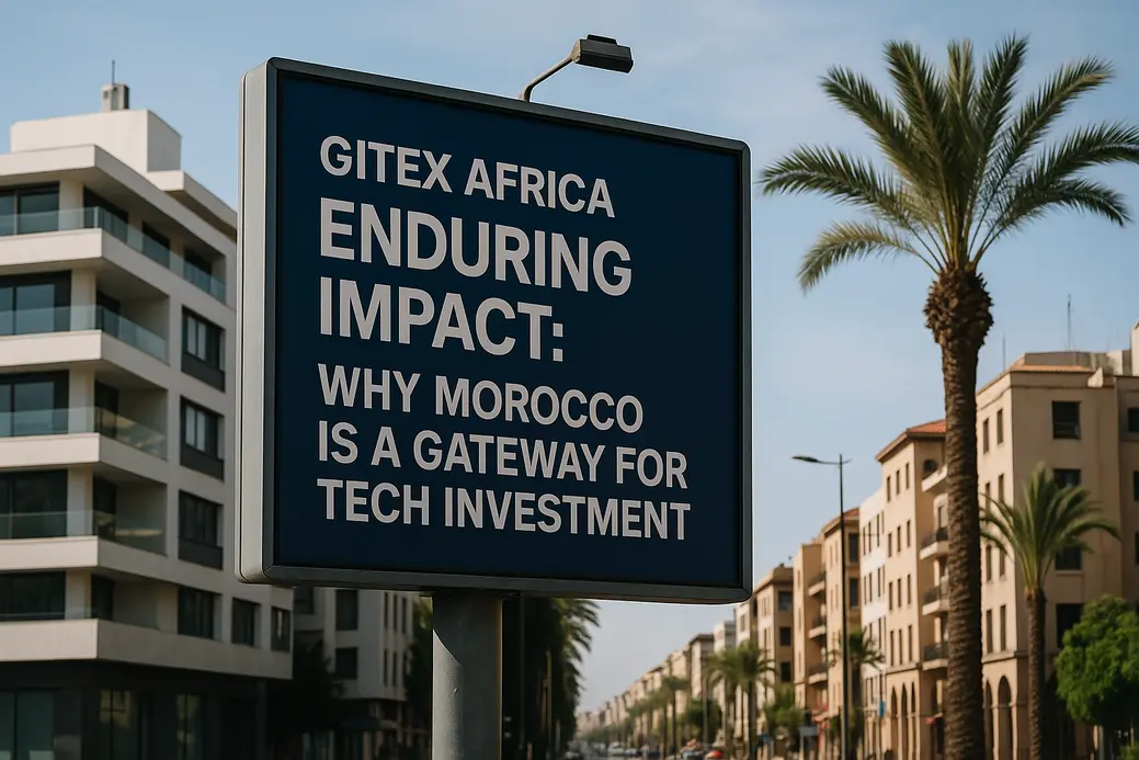 GITEX Africa 2026 audience networking in Morocco showcasing startups and investors