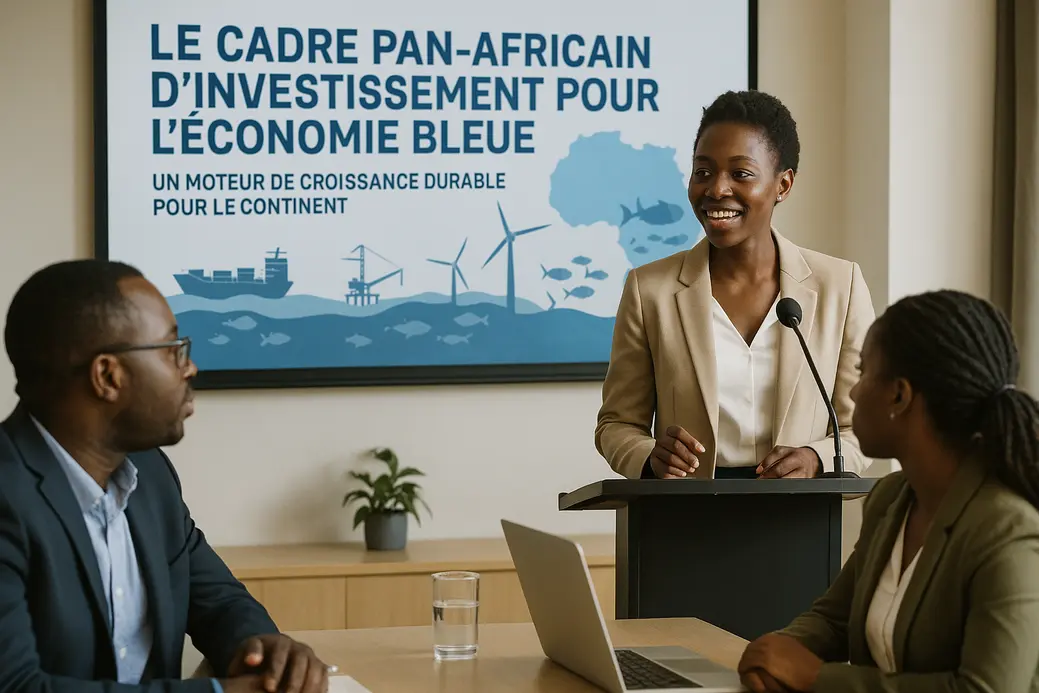 Investissement bleu en Afrique avec ports durables aquaculture et protection des écosystèmes