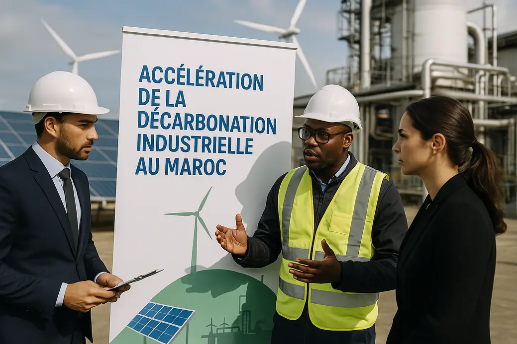 Usine marocaine engagée dans la transition bas carbone avec pilotage digital et performance énergétique