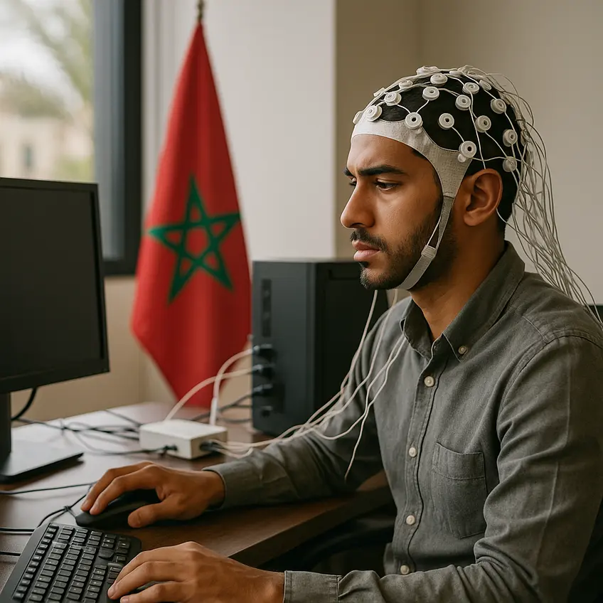Interfaces cerveau-ordinateur au Maroc avec visualisation neuronale et technologies neurotech 2025